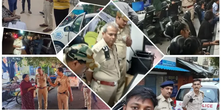 ಪೊಲೀಸ್ ಆಯುಕ್ತರಿಂದ 112 ಗಸ್ತುಗಳ ಪರಿಶೀಲನೆ