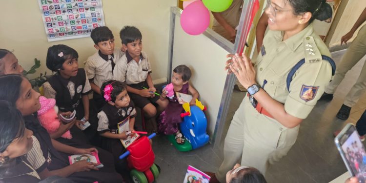 ಕಲಬುರಗಿ ಪೊಲೀಸ್ ಮಹಾಗಾವ ಪೊಲೀಸ್ ಠಾಣೆಯಲ್ಲಿ ಮಕ್ಕಳ ಸ್ನೇಹಿ ಕೊಠಡಿ ಉದ್ಘಾಟನೆ