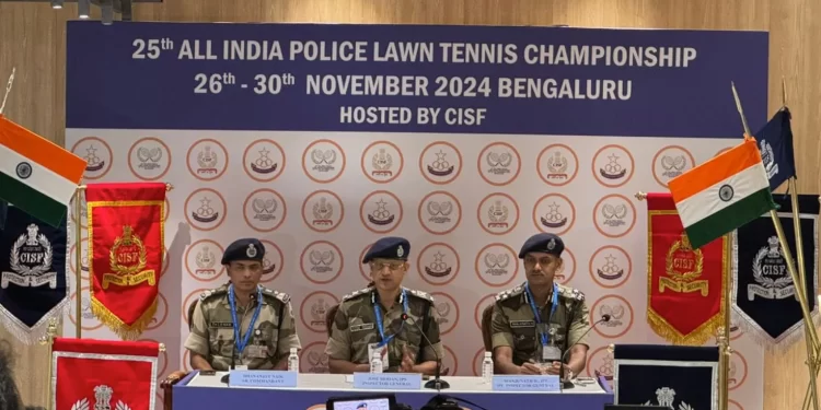 ನವೆಂಬರ್ 26 ರಿಂದ ಅಖಿಲ ಭಾರತ ಪೊಲೀಸ್ ಲಾನ್ ಟೆನಿಸ್ ಪಂದ್ಯಾವಳಿ