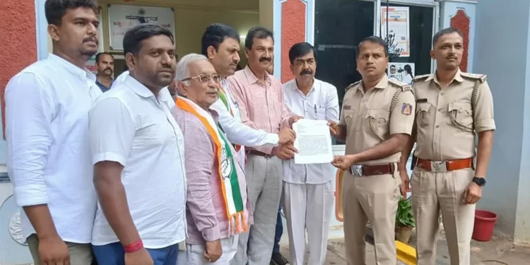 ಬೆದರಿಕೆ ಮತ್ತು ವಂಚನೆ ಆರೋಪದ ಕಾರ್ಯಕರ್ತರ ವಿರುದ್ಧ ಕಾಂಗ್ರೆಸ್ ದೂರು ದಾಖಲಿಸಿದೆ