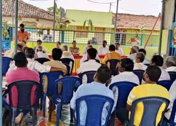 ರಾಮನಗರ ಜಿಲ್ಲಾ ಪೊಲೀಸರಿಂದ ನಾಗವಾರ ಗ್ರಾಮದಲ್ಲಿ ನಡೆದ ಶಾಂತಿ ಸಭೆ