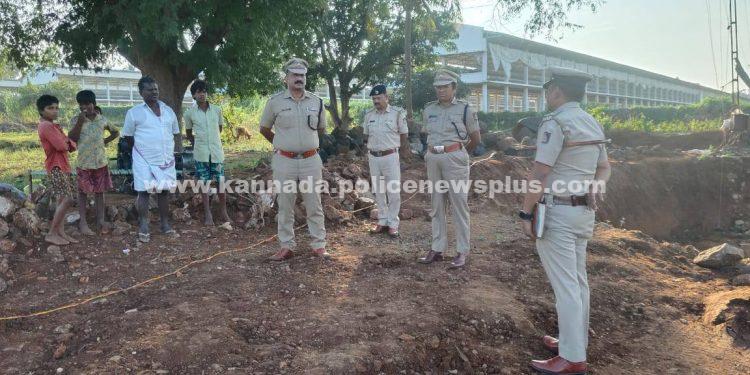 ಚಾಮರಾಜನಗರ ಪೊಲೀಸರಿಂದ ಪೋಕ್ಸೋ ಪ್ರಕರಣದ ಸ್ಥಳ ಪರಿಶೀಲನೆ
