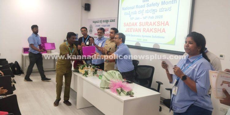 ಕೋಲಾರ ಜಿಲ್ಲಾ ಪೊಲೀಸರು ರಸ್ತೆ ಸುರಕ್ಷತೆ ಜಾಗೃತಿಯನ್ನು ಉತ್ತೇಜಿಸುತ್ತಾರೆ