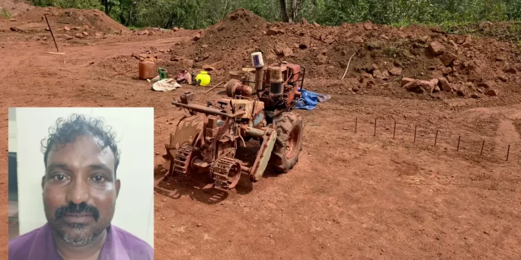 ಬೈಂದೂರು: ಗೊಳಿಹೋಳೆ ಗ್ರಾಮದಲ್ಲಿ ಸರಕಾರಿ ಜಾಗದಲ್ಲಿ ಅಕ್ರಮ ಕೆಂಪುಕಲ್ಲು ಗಣಿಗಾರಿಕೆ — ಒಬ್ಬನ ಬಂಧನ