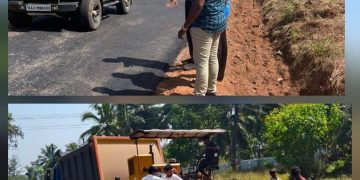 ಪಂಜಿಮಾರು ಅಲ್ಕೆ ಶಿರ್ವ ರಸ್ತೆ ಮರು ಡಾಮರಿಕರಣ