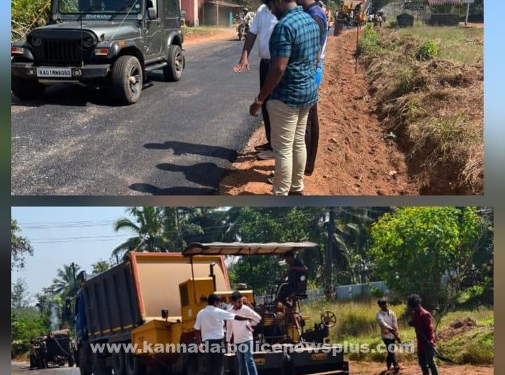 ಪಂಜಿಮಾರು ಅಲ್ಕೆ ಶಿರ್ವ ರಸ್ತೆ ಮರು ಡಾಮರಿಕರಣ