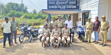 ಶಿರ್ವ ಪೊಲೀಸರ ಕ್ಷಿಪ್ರ ಕಾರ್ಯಾಚರಣೆ ಕಳವಾದ 5 ದ್ವಿಚಕ್ರ ವಾಹನ ವಶ, ಸಾರ್ವಜನಿಕರಿಂದ ಪ್ರಶಂಸೆ