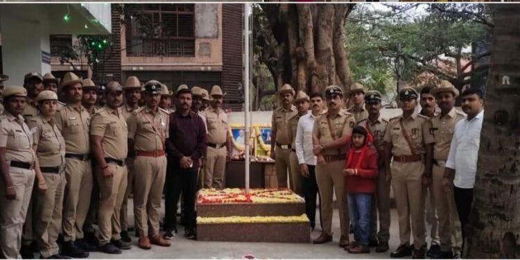 ಚಾಮರಾಜಪೇಟೆ ಠಾಣೆಯಲ್ಲಿ ಗಣರಾಜ್ಯೋತ್ಸವ ಆಚರಣೆ