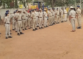 ಕೊಡಿಗೆಹಳ್ಳಿ ಠಾಣೆಯಲ್ಲಿ ವಾರದ ಪೊಲೀಸ್ ಕವಾಯತು