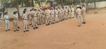 ಕೊಡಿಗೆಹಳ್ಳಿ ಠಾಣೆಯಲ್ಲಿ ವಾರದ ಪೊಲೀಸ್ ಕವಾಯತು