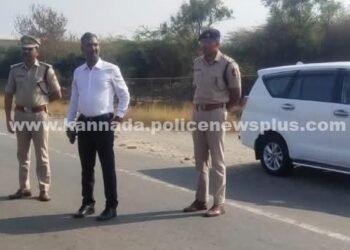 ಅಪಘಾತ ಸ್ಥಳಕ್ಕೆ ಎಸ್ಪಿ ರಂಜಿತ್ ಕುಮಾರ್ ಭೇಟಿ