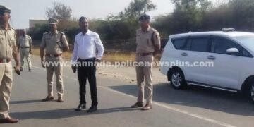 ಅಪಘಾತ ಸ್ಥಳಕ್ಕೆ ಎಸ್ಪಿ ರಂಜಿತ್ ಕುಮಾರ್ ಭೇಟಿ