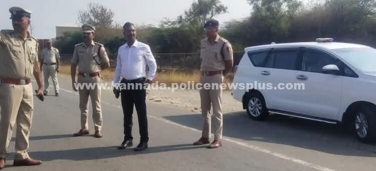 ಅಪಘಾತ ಸ್ಥಳಕ್ಕೆ ಎಸ್ಪಿ ರಂಜಿತ್ ಕುಮಾರ್ ಭೇಟಿ