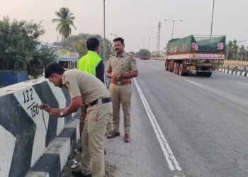 ತಾವರೆಕೆರೆ ಬ್ಲಾಕ್ ಸ್ಪಾಟ್ ಪರಿಶೀಲನೆ