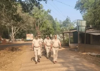 ಸಾಗರ ಗ್ರಾಮಾಂತರ ಪೊಲೀಸರಿಂದ ರೂಟ್ ಮಾರ್ಚ್