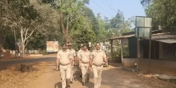 ಸಾಗರ ಗ್ರಾಮಾಂತರ ಪೊಲೀಸರಿಂದ ರೂಟ್ ಮಾರ್ಚ್