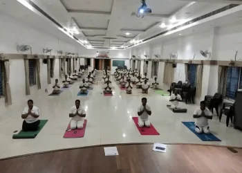 ಶಿವಮೊಗ್ಗ ಪೊಲೀಸರಿಗೆ ಯೋಗ ತರಬೇತಿ ಶಿಬಿರ