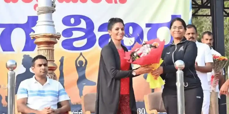 ಶಿವಮೊಗ್ಗ ಪೊಲೀಸರ ಯೋಗ ಶಿಬಿರ ಸಮಾರೋಪ