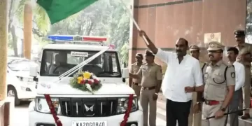 ಯಶ್‌ಪಾಲ್‌ ಸುವರ್ಣರಿಂದ ಪೊಲೀಸರಿಗೆ ಬೊಲೆರೋ ಹಸ್ತಾಂತರ