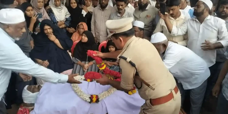 ಪೊಲೀಸ್ ಸಿಬ್ಬಂದಿಯ ಅಗಲಿಕೆ — ಇಲಾಖೆಯ ಸಂತಾಪ