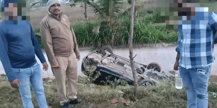 ಕಾರ್ ಅಪಘಾತಕ್ಕೆ 112 ತಕ್ಷಣ ಸ್ಪಂದನೆ