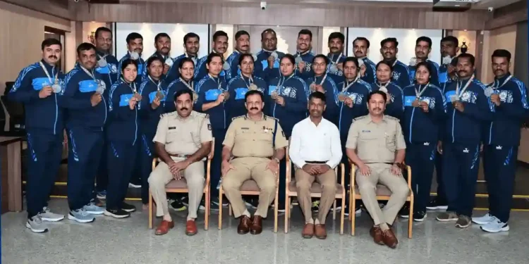ರಾಜ್ಯ ಪೊಲೀಸ್ ಕ್ರೀಡಾಕೂಟದಲ್ಲಿ ದಾವಣಗೆರೆ ತಂಡಗಳ ಸಾಧನೆ