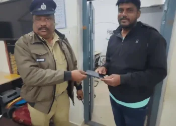 ಮಾಸ್ತಿಯಲ್ಲಿ ಕಳೆದುಹೋದ ಮೊಬೈಲ್ ವಾಪಸು