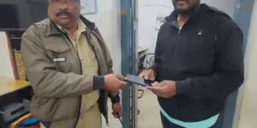 ಮಾಸ್ತಿಯಲ್ಲಿ ಕಳೆದುಹೋದ ಮೊಬೈಲ್ ವಾಪಸು