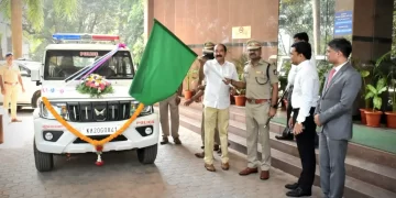 ಉಡುಪಿ ಪೊಲೀಸರಿಗೆ ಓಷನ್ ಪರ್ಲ್ ಗ್ರೂಪ್ ನಿಂದ ಬೊಲೆರೊ ಜೀಪ್ ಕೊಡುಗೆ