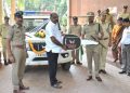 ಉಡುಪಿ ಜಿಲ್ಲಾ ಪೊಲೀಸರಿಗೆ ಬೊಲೆರೊ ಜೀಪ್ ಹಸ್ತಾಂತರಿಸಿದ ಶಾಸಕ ಕಿರಣ್ ಕೊಡ್ಗಿ
