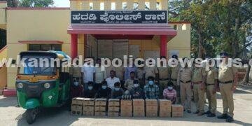 ಹದಡಿ ಪೊಲೀಸರ ಸಾಧನೆ