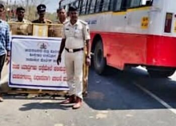 ಭಕ್ತರ ಪಾದಯಾತ್ರೆಗೆ ಸಂಚಾರ ವ್ಯವಸ್ಥೆ