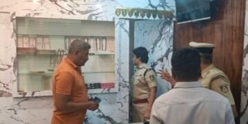 ಜಿಲ್ಲಾ ಪೊಲೀಸ್ ಅಧೀಕ್ಷಕರ ಸ್ಥಳ ಪರಿಶೀಲನೆ