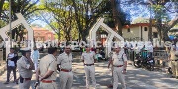 ಭಾರತ್ ಬಂದ್ ವೇಳೆ ಬಂದೋಬಸ್ತ್ ಪರಿಶೀಲನೆ