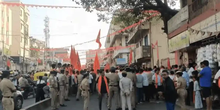ಹಿಂದೂ ಸಮಾಜೋತ್ಸವ ಮೆರವಣಿಗೆಗೆ ಮುನ್ನ ಸಂಚಾರ ಸಲಹೆ ನೀಡಲಾಗಿದೆ