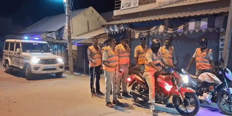 ಸೂಕ್ಷ್ಮ ಪ್ರದೇಶಗಳಲ್ಲಿ ಪೊಲೀಸ್ ತಪಾಸಣೆ