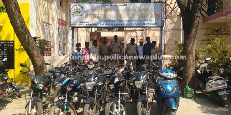 ಅಂತರರಾಜ್ಯ ದ್ವಿಚಕ್ರ ವಾಹನ ಕಳ್ಳನ ಬಂಧನ