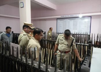 ಚಿಕ್ಕಮಗಳೂರಿನ ಡಿಎಆರ್ ಘಟಕಗಳ ಪರಿಶೀಲನೆ ನಡೆಸಿದ ಎಸ್ಪಿ