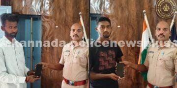 ಕದ್ದ ಮೊಬೈಲ್ ಫೋನ್ಗಳನ್ನು ಪೊಲೀಸರು ವಶಪಡಿಸಿಕೊಂಡಿದ್ದಾರೆ