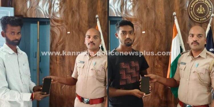 ಕದ್ದ ಮೊಬೈಲ್ ಫೋನ್ಗಳನ್ನು ಪೊಲೀಸರು ವಶಪಡಿಸಿಕೊಂಡಿದ್ದಾರೆ