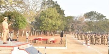 ಕೆಜಿಎಫ್ ಡಿಎಆರ್‌ನಲ್ಲಿ ಸಾಪ್ತಾಹಿಕ ಪರೇಡ್ ನಡೆಸಲಾಯಿತು