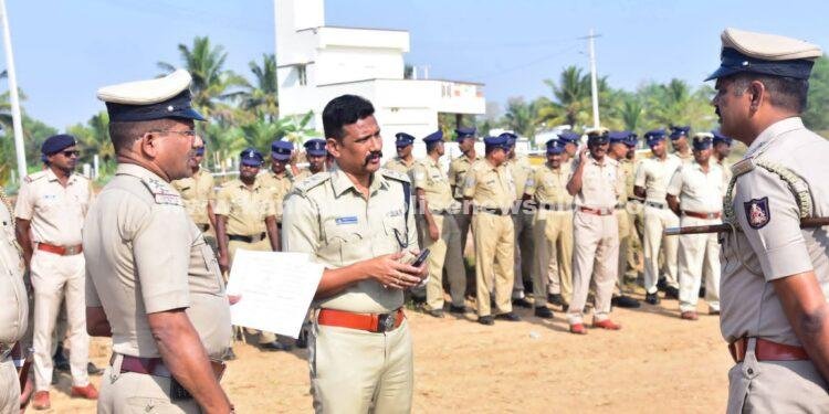 ಮುಖ್ಯಮಂತ್ರಿ ಭೇಟಿಗಾಗಿ ಪೊಲೀಸ್ ಸಿಬ್ಬಂದಿಗೆ ಮಾಹಿತಿ
