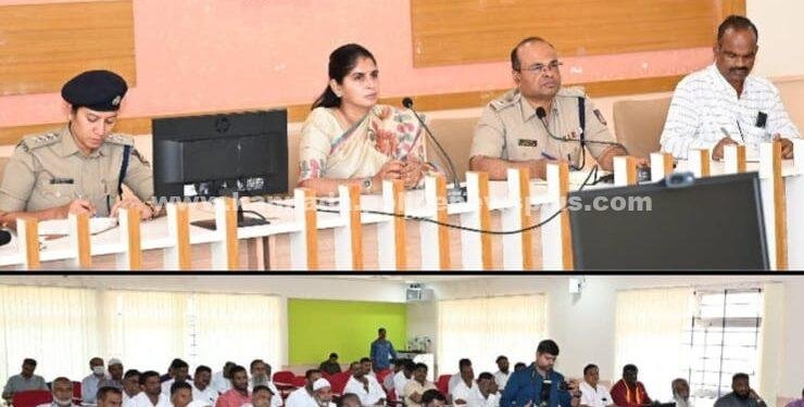 ಹಬ್ಬಗಳ ನಿಮಿತ್ತ ಶಾಂತಿ ಸಭೆ