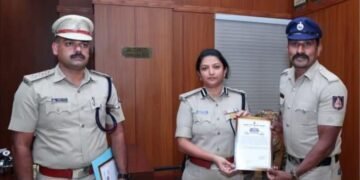 ಕಳೆದುಹೋದ ಚಿನ್ನದ ಸರವನ್ನು ಪೊಲೀಸರು ವಶಪಡಿಸಿಕೊಂಡಿದ್ದಾರೆ