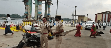 ಯುಗಾದಿ ಹಬ್ಬದ ಭದ್ರತೆಯನ್ನು ಎಸ್ಪಿ ಪರಿಶೀಲಿಸಿದರು