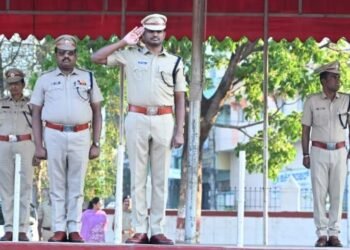 ಪೊಲೀಸರ ಮನೋಬಲ ಹೆಚ್ಚಿಸುವ ಸಾಪ್ತಾಹಿಕ ಮೆರವಣಿಗೆ