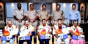 ಶಿಕ್ಷೆಗೊಳಗಾದ ಪ್ರಾಸಿಕ್ಯೂಟರ್‌ಗಳನ್ನು ಎಸ್‌ಪಿ ಸನ್ಮಾನಿಸಿದರು