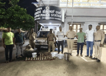 ದೇವಸ್ಥಾನ ಕಳ್ಳತನದ ಆರೋಪಿ ಬಂಧನ; 1.19 ಲಕ್ಷ ರೂ. ಮೌಲ್ಯದ ಆಸ್ತಿ ವಶ