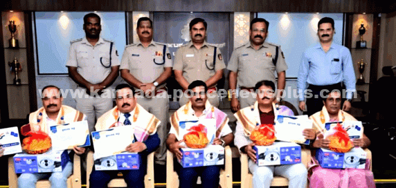 ಶಿಕ್ಷೆಗೊಳಗಾದ ಪ್ರಾಸಿಕ್ಯೂಟರ್ಗಳನ್ನು ಎಸ್ಪಿ ಸನ್ಮಾನಿಸಿದರು