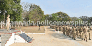 ಕೆಜಿಎಫ್ ಪೊಲೀಸ್ ಪರೇಡ್ ಪರಿಶೀಲನೆ, ಮಾರ್ಗದರ್ಶನ ಬಿಡುಗಡೆ